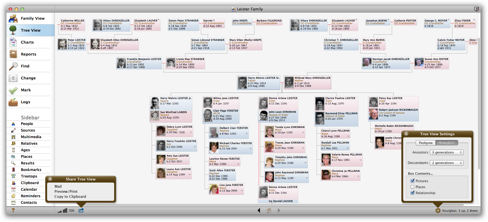Free family tree software for mac uk